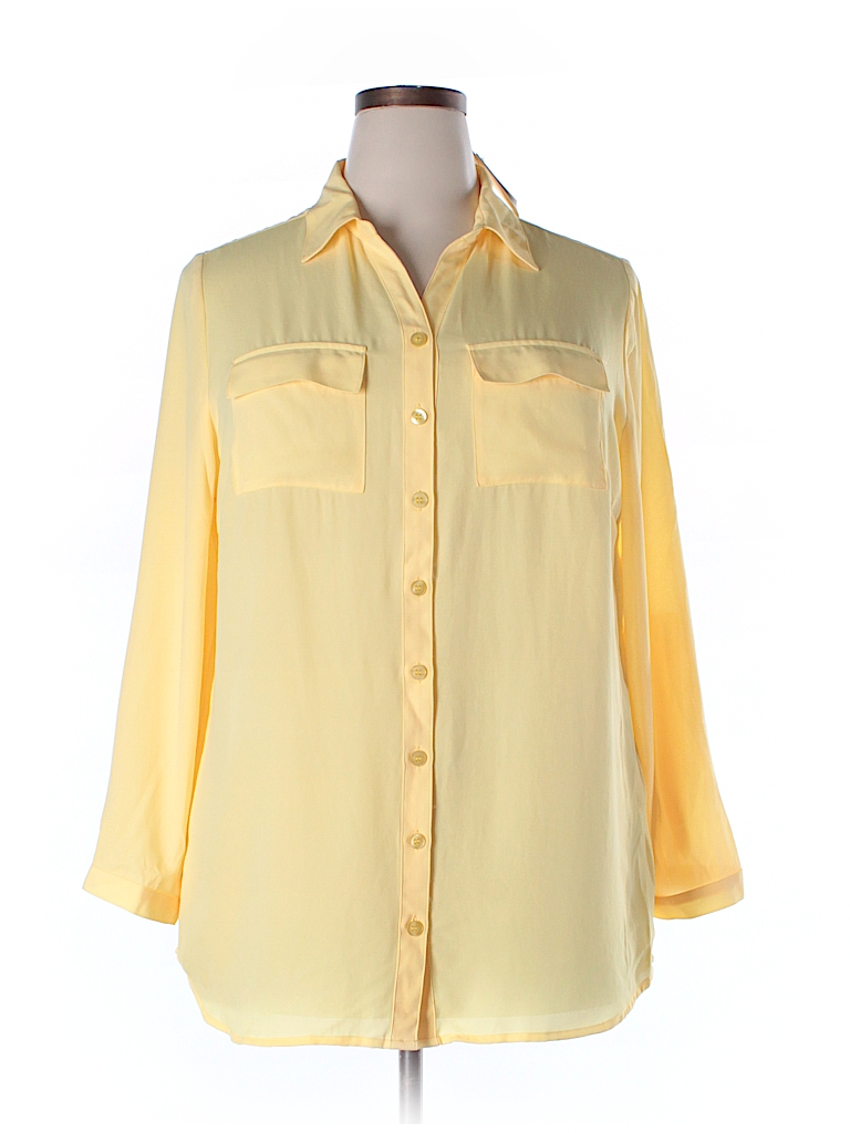 Cj Banks Long Sleeve Blouse - 63% off only on thredUP