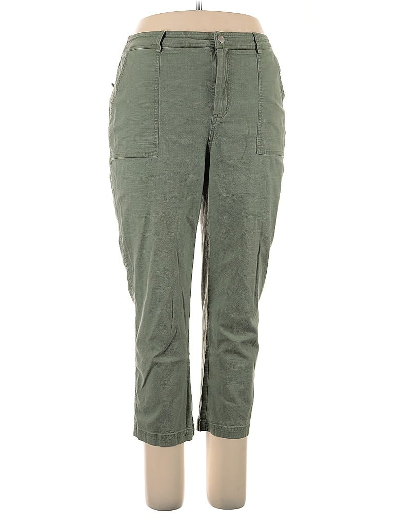 Pre-owned Grace Karin Cargo Pants In Green