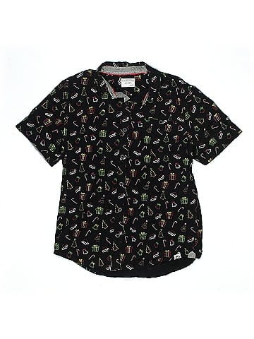 Free Planet Short Sleeve Button-Down Shirt (view 1)
