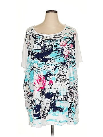 Roaman's 3/4 Sleeve T-Shirt (view 1)