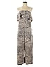 Babaton 100% Polyester Tweed Gray Jumpsuit Size 6 - photo 1
