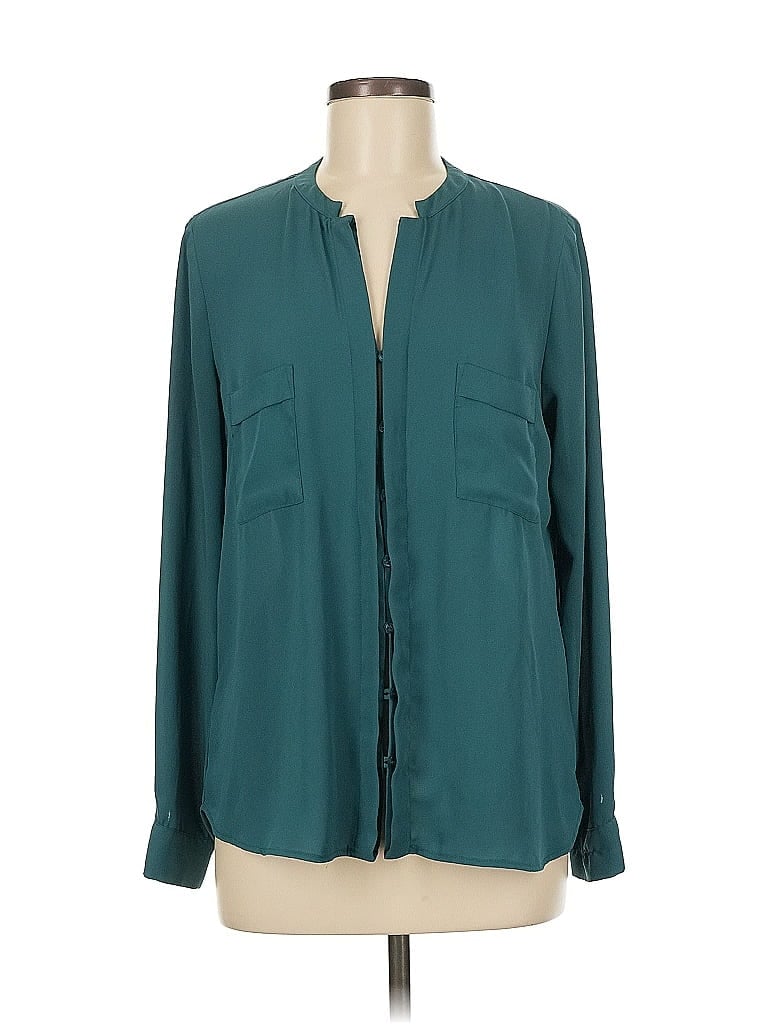 Pre-owned Ro & De Long Sleeve Blouse In Blue