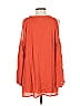 LoveRiche 100% Rayon Orange Long Sleeve Blouse Size S - photo 2