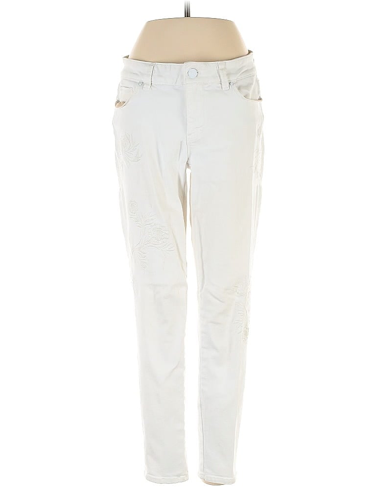 Pre-owned White House Black Market Jeans In White