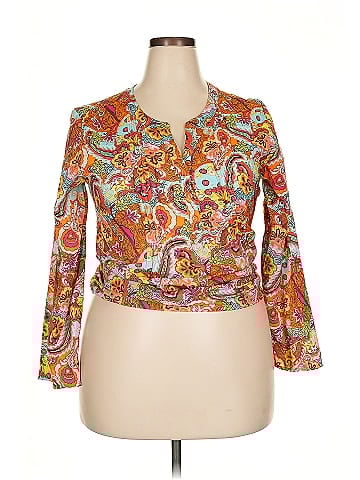 Notations Long Sleeve Blouse (view 1)