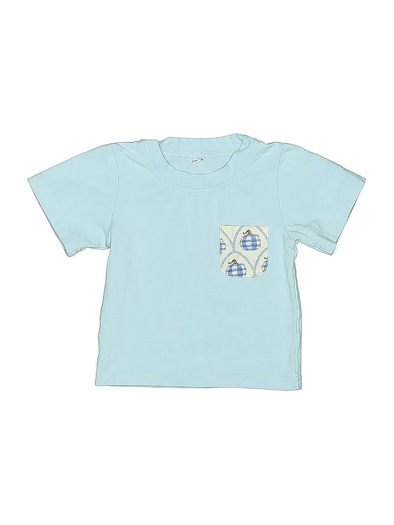 Pre-owned Unbranded Babies' Short Sleeve Top Blue Tops