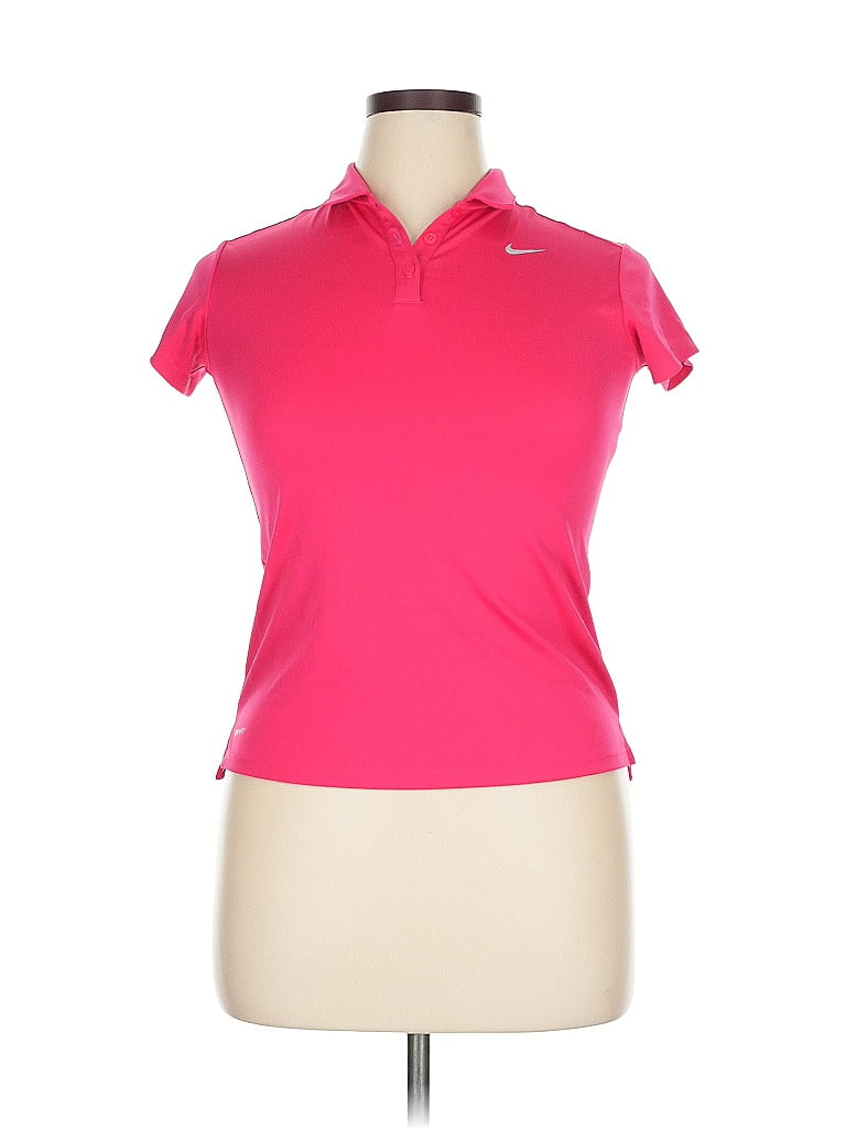 Click to view more detailed imagery on our partner's website Pre-owned Nike Short Sleeve Polo Shirt In Pink