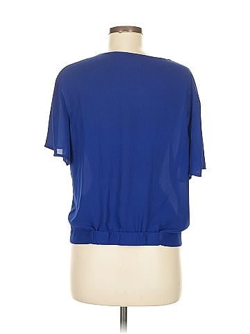 Soho JEANS NEW YORK & COMPANY Short Sleeve Blouse (view 2)