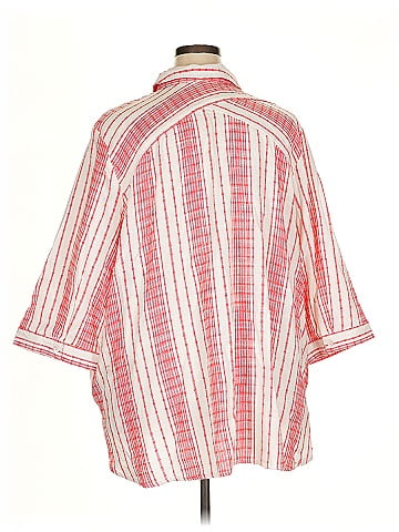 Catherines 3/4 Sleeve Button-Down Shirt (view 2)