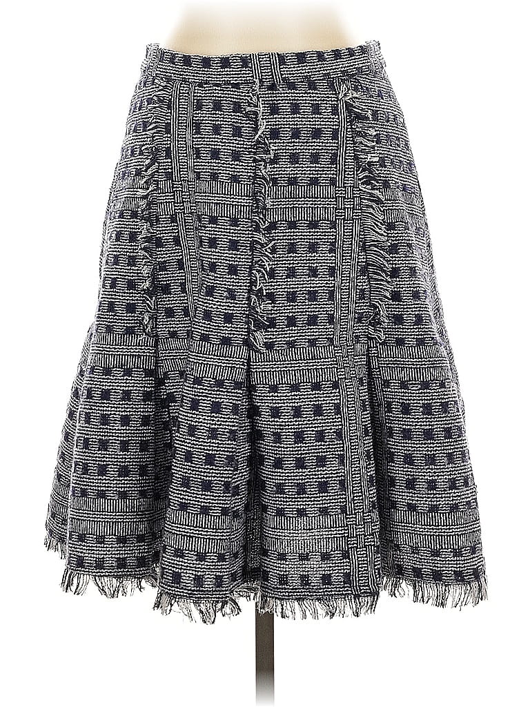 Eva Franco Tweed Blue Casual Skirt Size 4 - photo 1