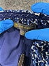 Outback Red 100% Polyester Paisley Blue Cocktail Dress Size 4 - photo 6