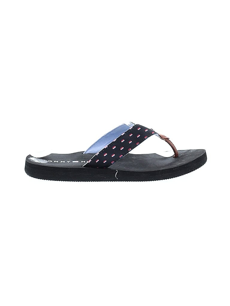 Click to view more detailed imagery on our partner's website Pre-owned Tommy Hilfiger Flip Flops In Black