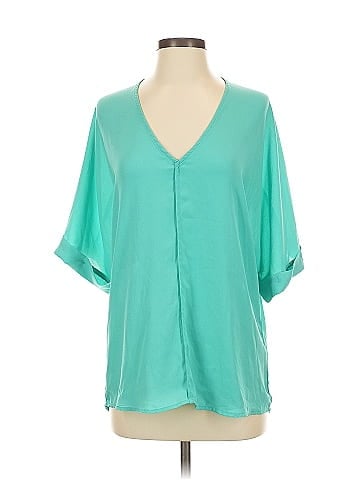 Blue Rain Short Sleeve Blouse (view 1)