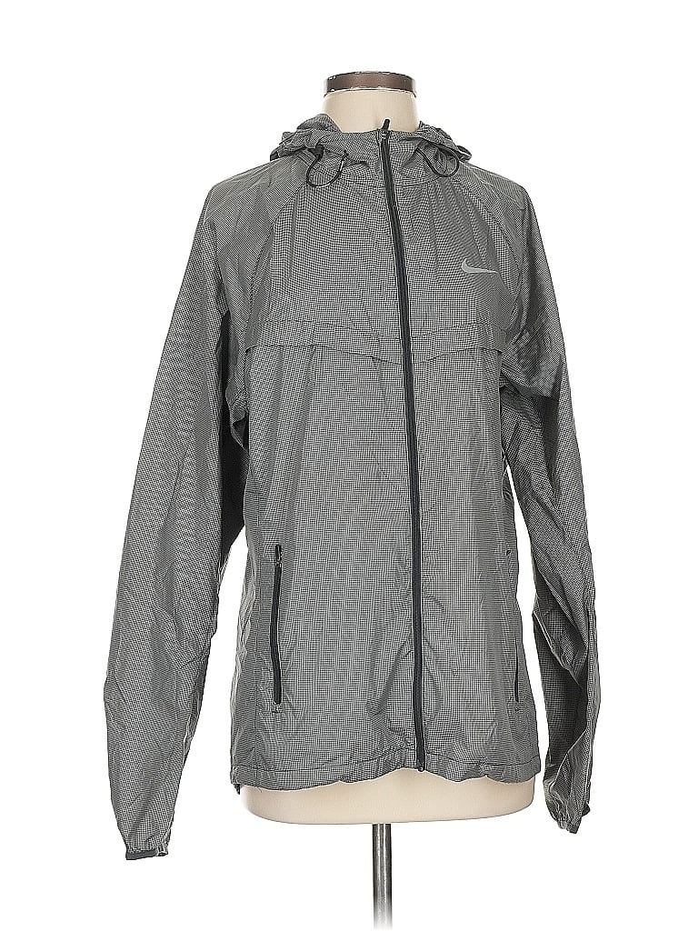 Pre-owned Nike Windbreaker Jacket In Gray