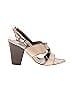 Alberta Ferretti Ivory Brown Heels Size EU 38 1/2 - photo 1