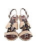 Alberta Ferretti Ivory Brown Heels Size EU 38 1/2 - photo 2