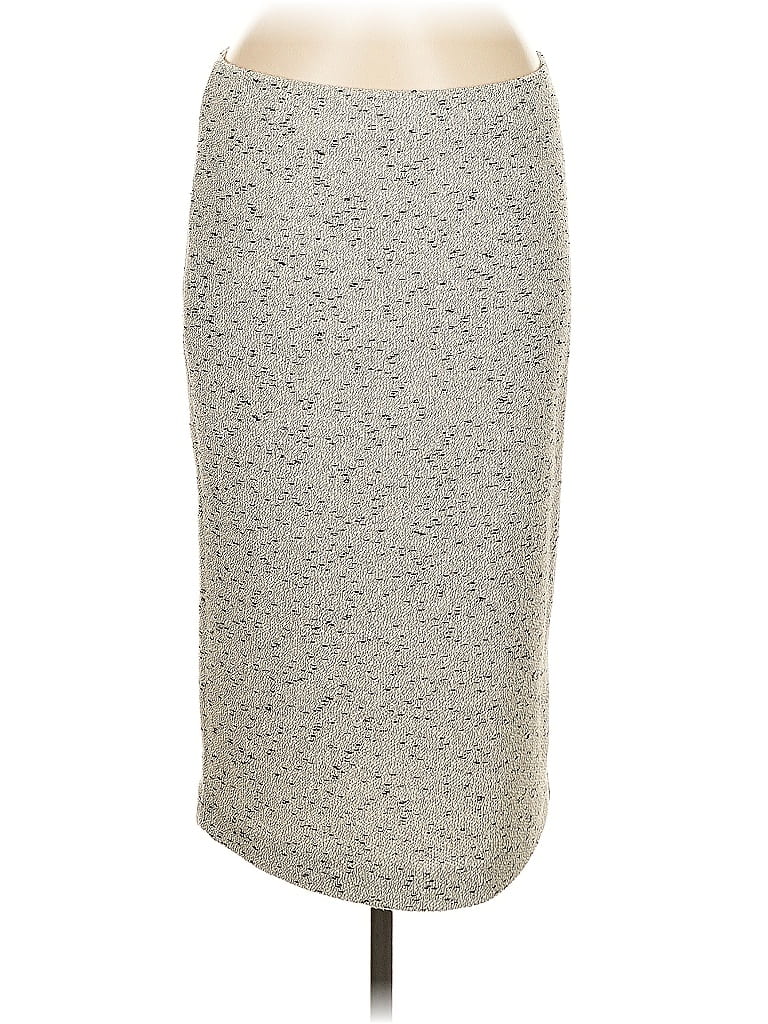 Pre-owned Ann Taylor Casual Skirt In Gray