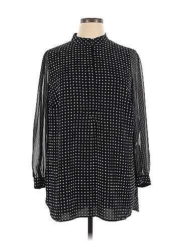 Anne Klein Long Sleeve Blouse (view 1)