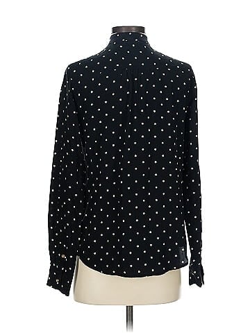 C. Wonder Long Sleeve Silk Top (view 2)