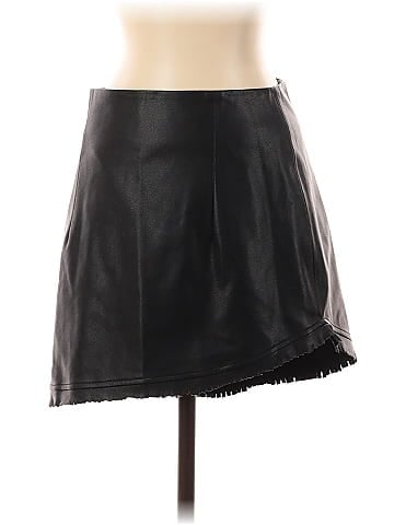 Bagatelle Faux Leather Skirt (view 1)