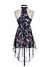 Bebe Floral Blue Cocktail Dress Size XS - photo 2