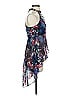 Bebe Floral Blue Cocktail Dress Size XS - photo 4