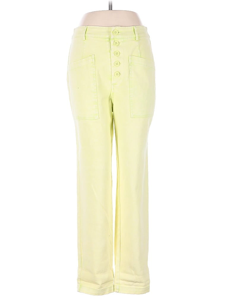 Pre-owned Skies Are Blue Casual Pants In Yellow