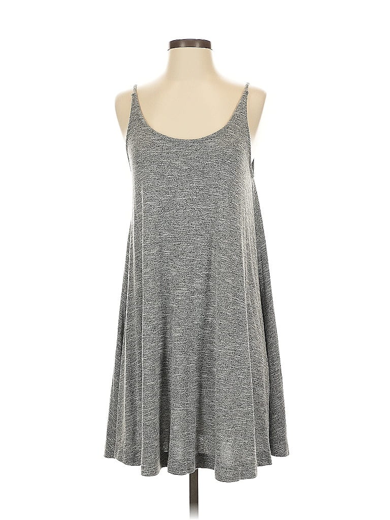 Pre-owned Lou & Grey Casual Dress In Gray