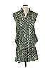 Thakoon Addition 100% Polyester Chevron-herringbone Green Casual Dress Size 0 - photo 1