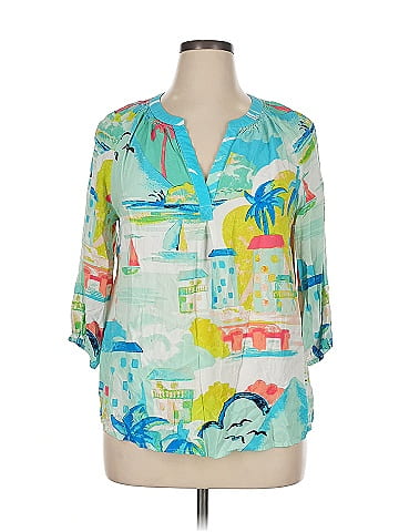 Crown & Ivy 3/4 Sleeve Blouse (view 1)