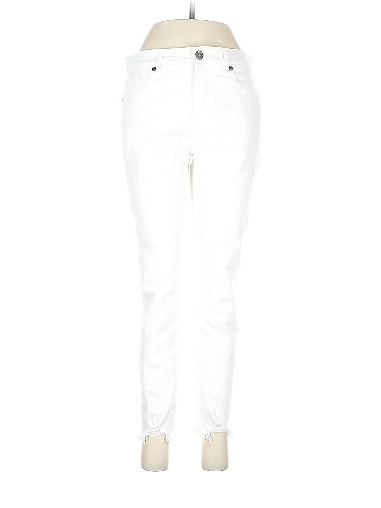 Pre-owned Ann Taylor Loft Jeans In White