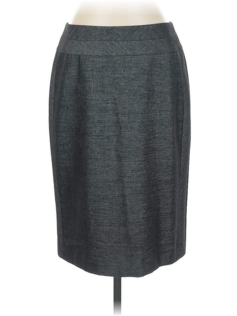 Pre-owned Antonio Melani Formal Skirt In Gray