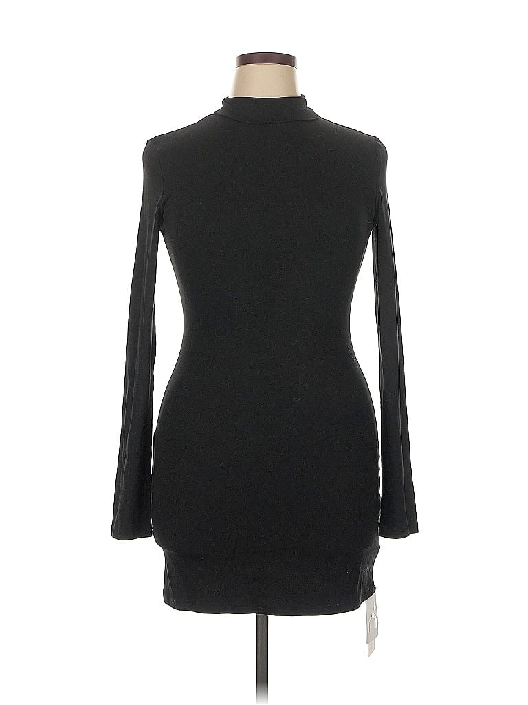 Pre-owned Commense Long Sleeve Top Black Turtleneck Tops