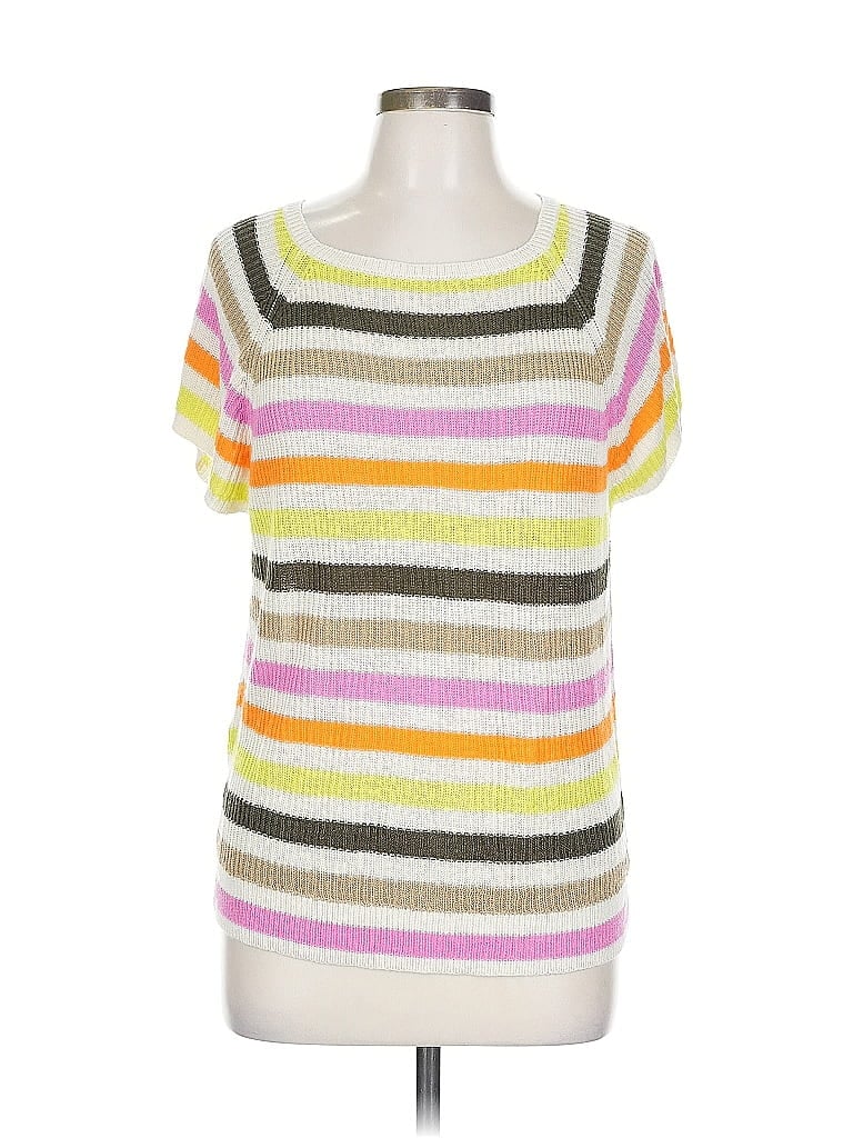 Pre-owned Ann Taylor Loft Pullover Sweater In Yellow