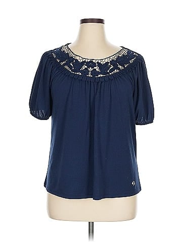 Adrienne Vittadini Short Sleeve Blouse (view 1)