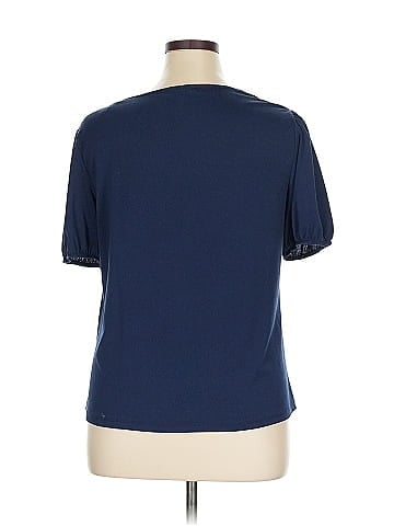 Adrienne Vittadini Short Sleeve Blouse (view 2)