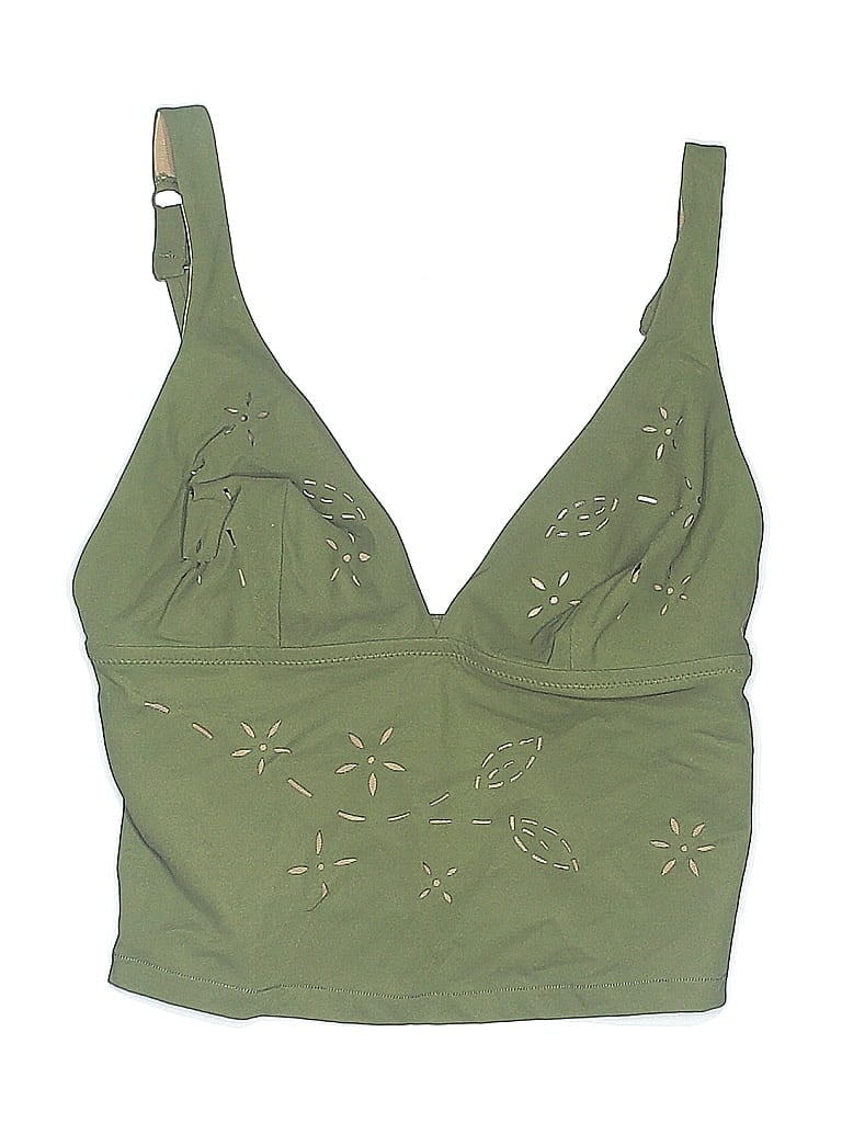 Pre-owned Malizia By La Perla Swimsuit Top Green Swimwear