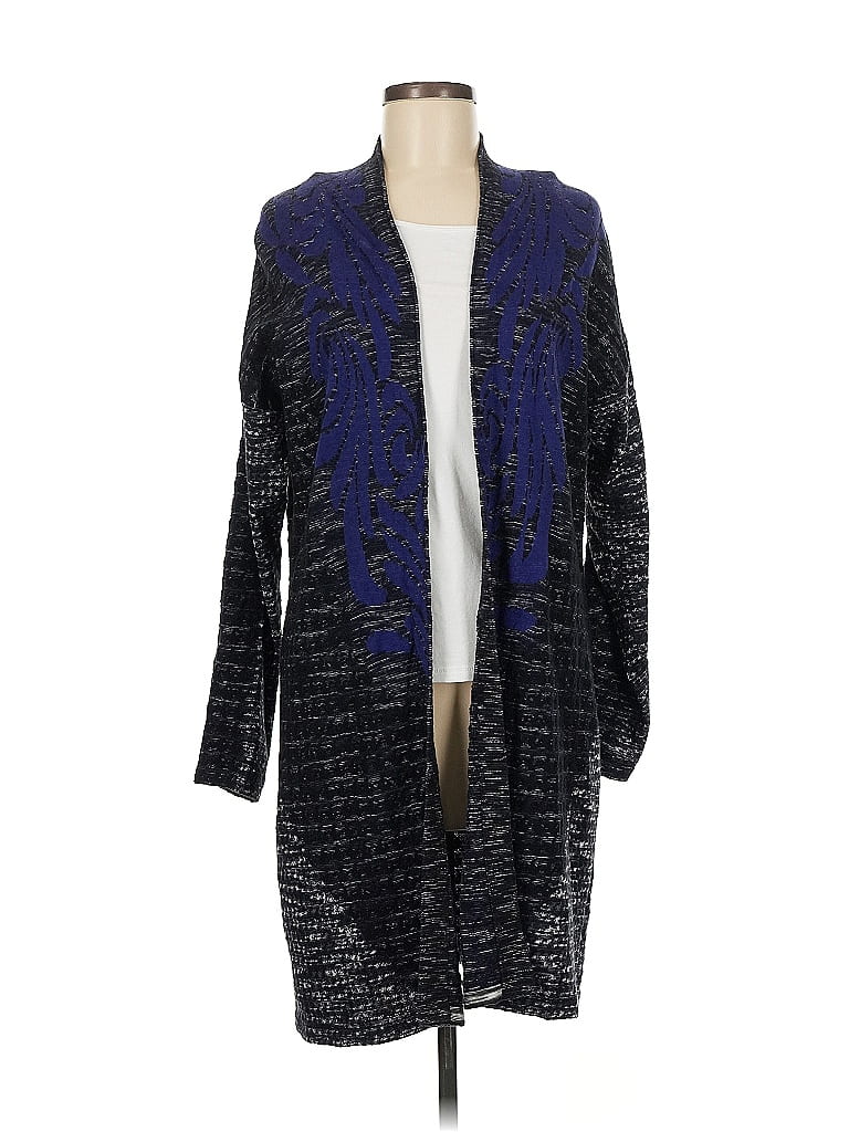 Pre-owned Chico's Cardigan Sweater In Blue