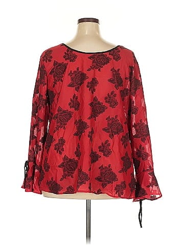 Ashley Stewart Long Sleeve Blouse (view 2)