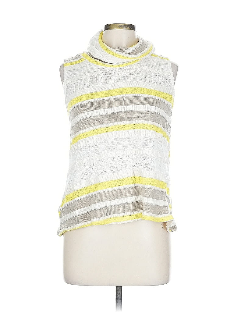 Pre-owned Dolan Sleeveless Blouse In Yellow