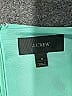 J.Crew 100% Silk Print Teal Cocktail Dress Size 0 - photo 6