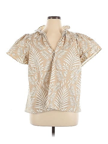 Crown & Ivy Short Sleeve Blouse (view 1)