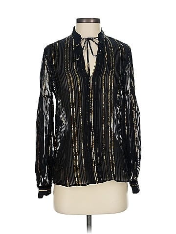 Derek Lam 10 Crosby Long Sleeve Silk Top (view 1)