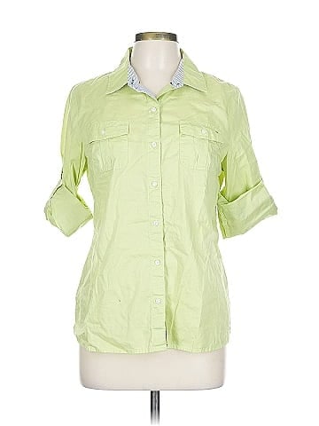 Tommy Hilfiger 3/4 Sleeve Button-Down Shirt (view 1)