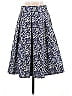 Lucy Paris 100% Polyester Print Blue Casual Skirt Size S - photo 1