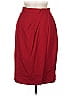 Dana Buchman Solid Red Wool Skirt Size 6 - photo 1
