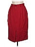 Dana Buchman Solid Red Wool Skirt Size 6 - photo 2