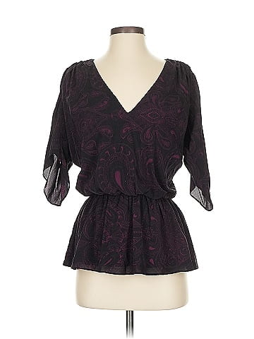 Alice + Olivia 3/4 Sleeve Silk Top (view 1)