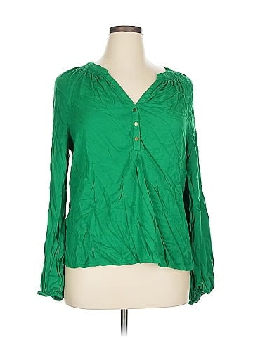 Crown & Ivy Long Sleeve Blouse (view 1)