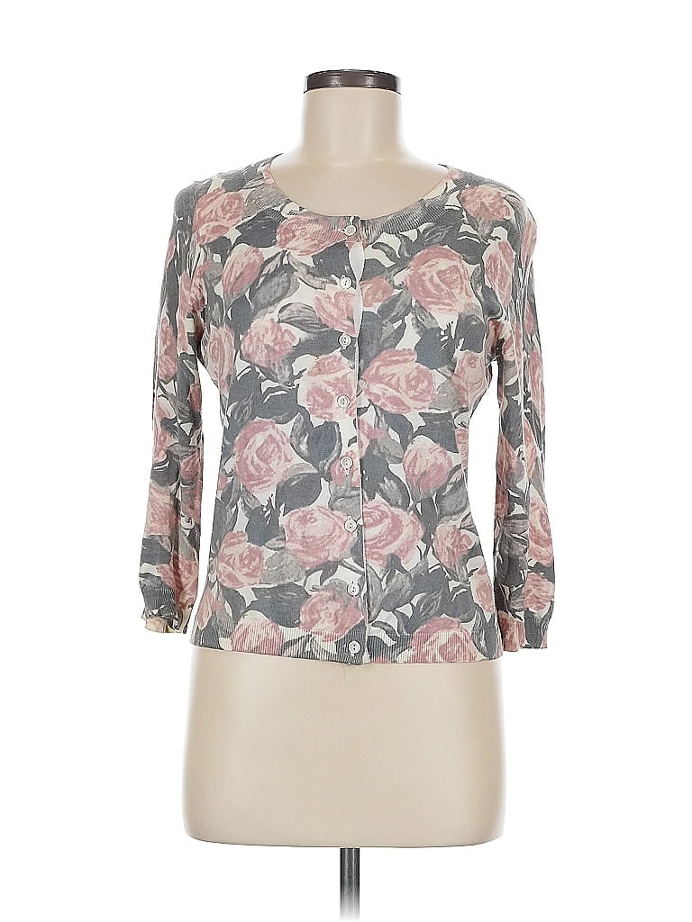 Pre-owned Banana Republic Cardigan Sweater In White